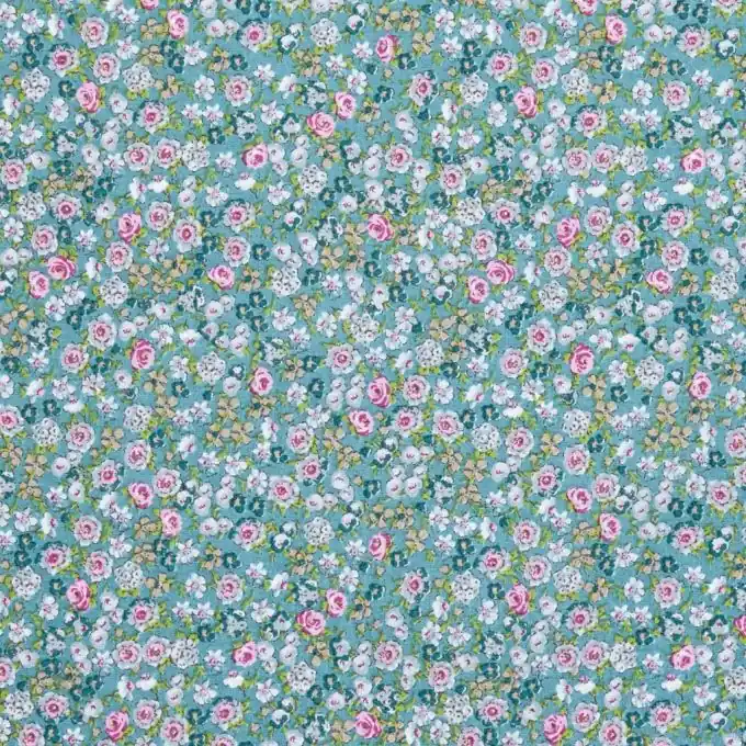Blumenmuster Baumwollstoff Clara 150 cm Breite Heißes Angebot