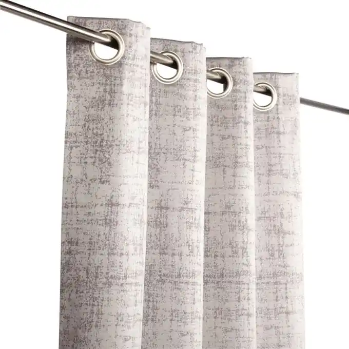 Billig Jacquard-Vorhang Taupe 140 cm