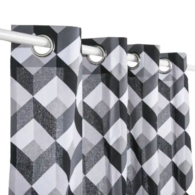 Graphik Würfel Baumwollvorhang 140×250 cm Großhandel