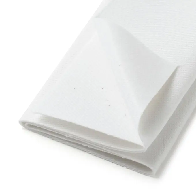 Bügeleinlage aus Baumwoll-Köperstoff – Weiß Ausverkauf