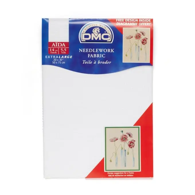 Leinwand Aïda 5,5 Kreuzstiche/cm zum Sticken 35x45cm – Ecru Sale