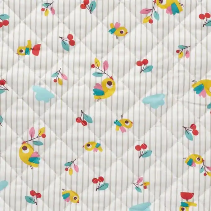 Steppstoff doppelseitig Canari Neue Ware