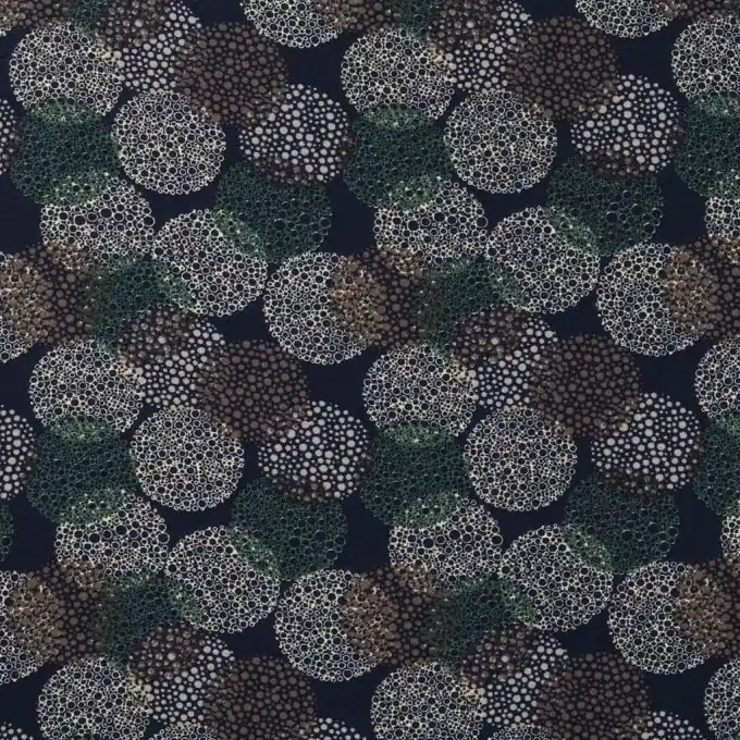 Crêpe-Stoff mit großen Punkten, 145 cm Breite Gleich Bestellen