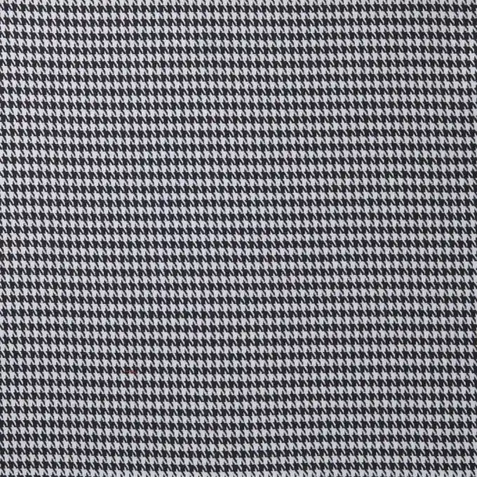 Gabardine Stoff Pied-de-Poule Schwarz/Weiß 145cm Breite Sofort Bestellen