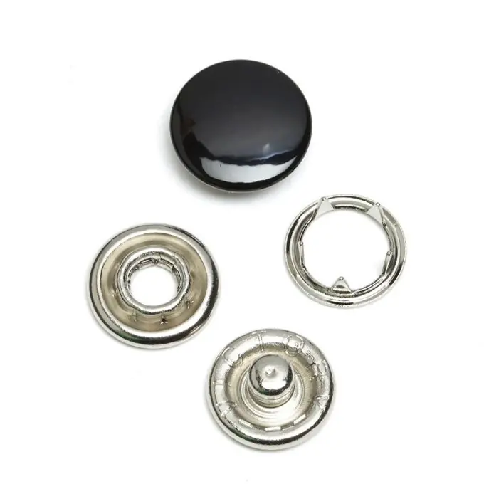 Druckknöpfe, schwarz, 11 mm Expressversand