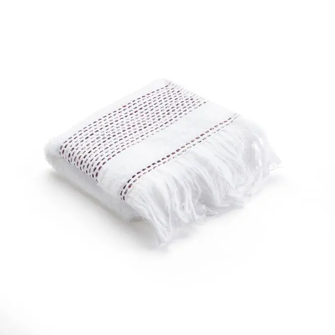 Gästehandtuch mit Streifenmuster 30 x 50 cm Neu Im Sortiment