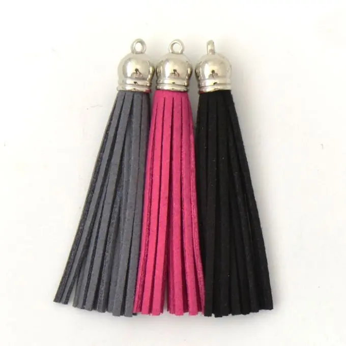 Bestpreis Quasten mit Wildleder-Optik, 6 cm