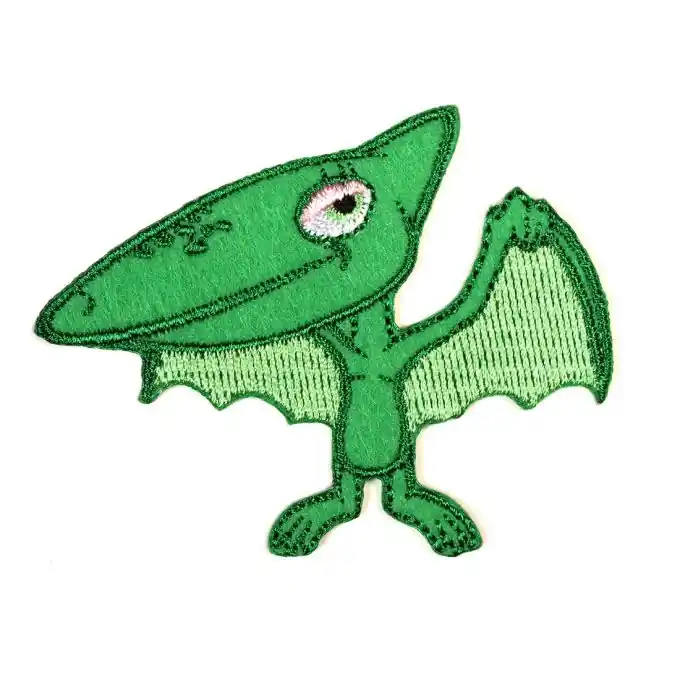 Bügelbild Dino grün Preiswert