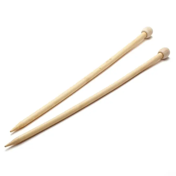 Bambus Stricknadeln Hoooked 40cm Nr.10 Neuheit