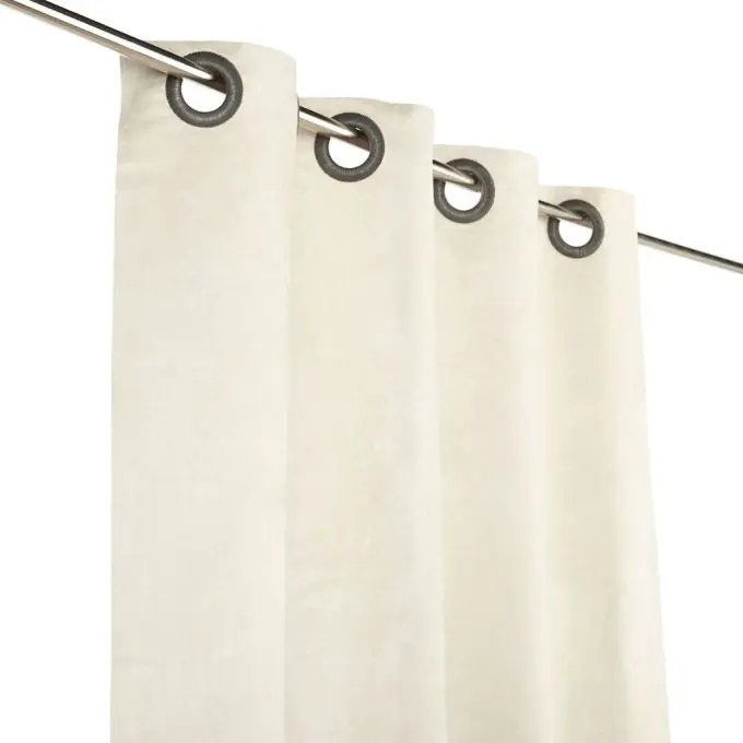 Doppelseitiger Suedine-Vorhang Ecru/Taupe 150×260 cm Abverkauf