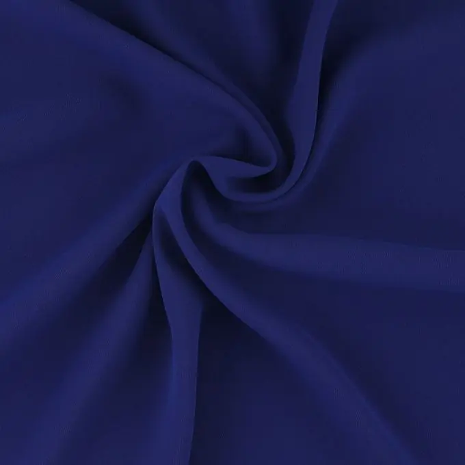 Einfarbiger, schwerer Voile-Stoff, blau Wochenendangebot