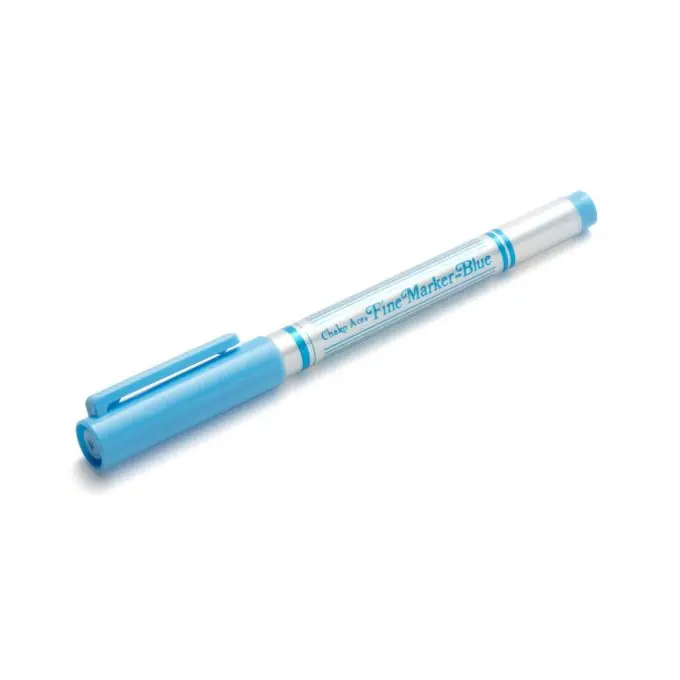 Wasserabwaschbarer Marker mit feiner Spitze – Blau Ausverkauf