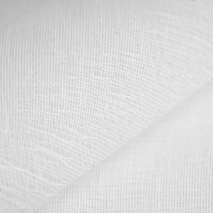 Weißer Dekostoff Tarlatan Handgefertigt