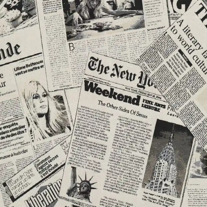 Jacquard-Stoff News Gratis Versand