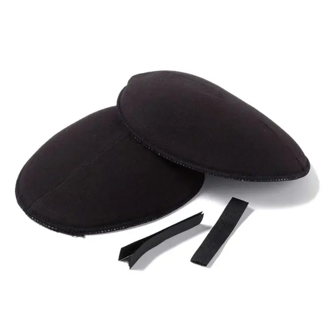 Kostenloser Versand Mittelgroße Schulterpolster mit Klettverschluss – Schwarz