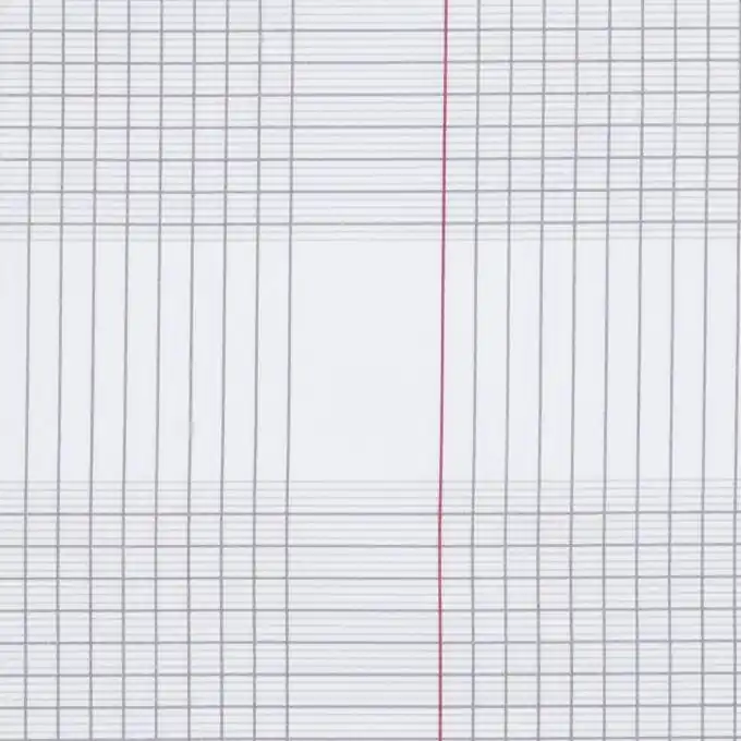 Baumwollstoff Schulheft-Druck 160cm Breite Direktkauf
