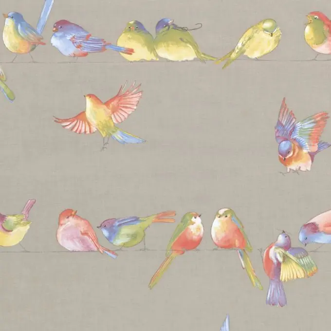 Gratis Versand Polsterstoff Vögel