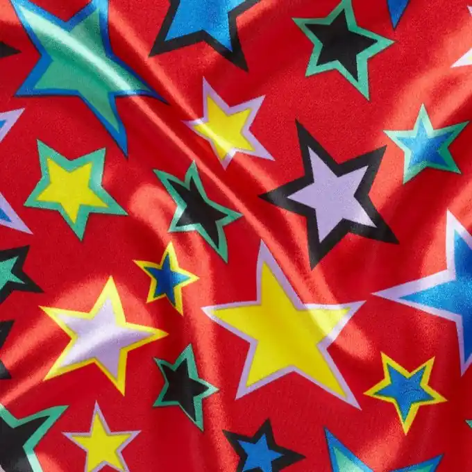 Satin-Stoff Karneval Sterne Bestseller