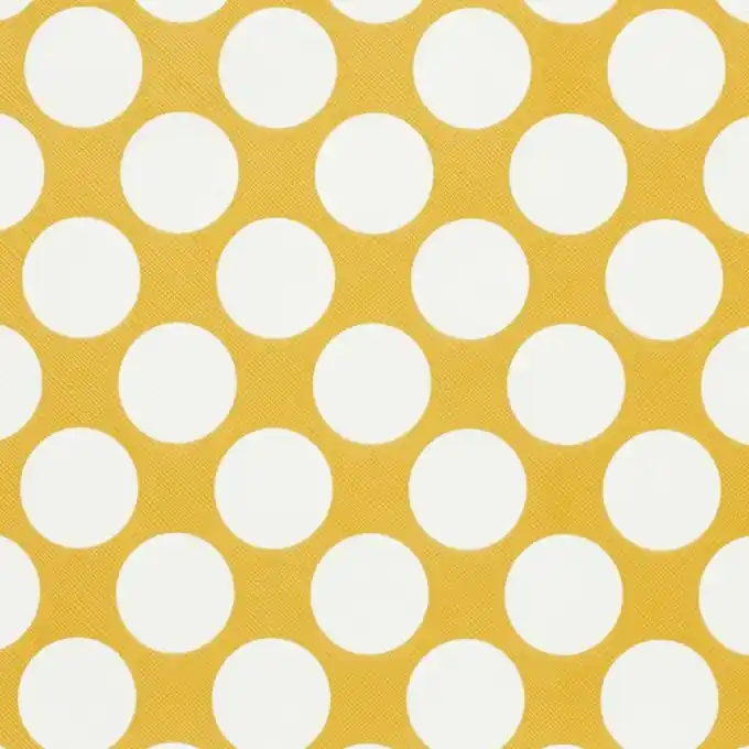 Kunstleder Punkte gelb – Sitzqualität Limited Edition