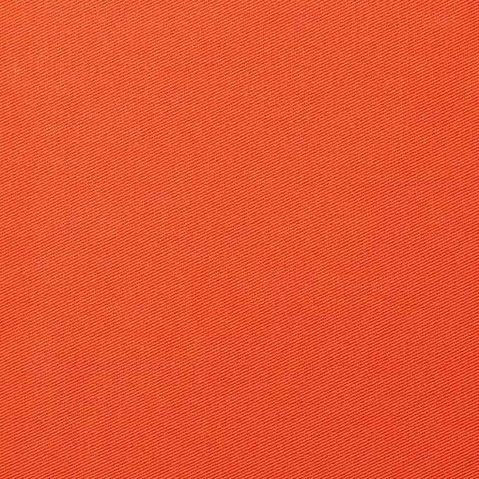 Finale Aktion Einfarbiger Köperstoff Baumwolle Serena Orange