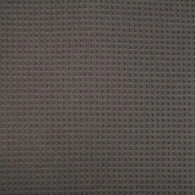 Sale Frotteestoff Meterware Wabenmuster Anthrazit