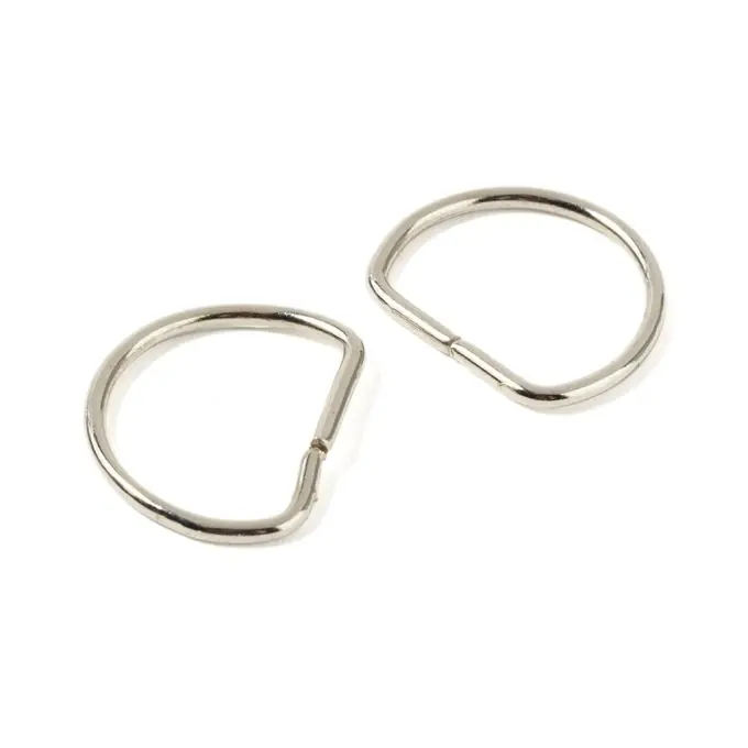 Mega-Angebot Halbringe für 20 mm Taschenhenkel – Nickel
