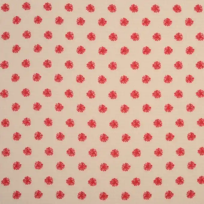 Begrenztes Angebot Crepe-Stoff Blumen rot