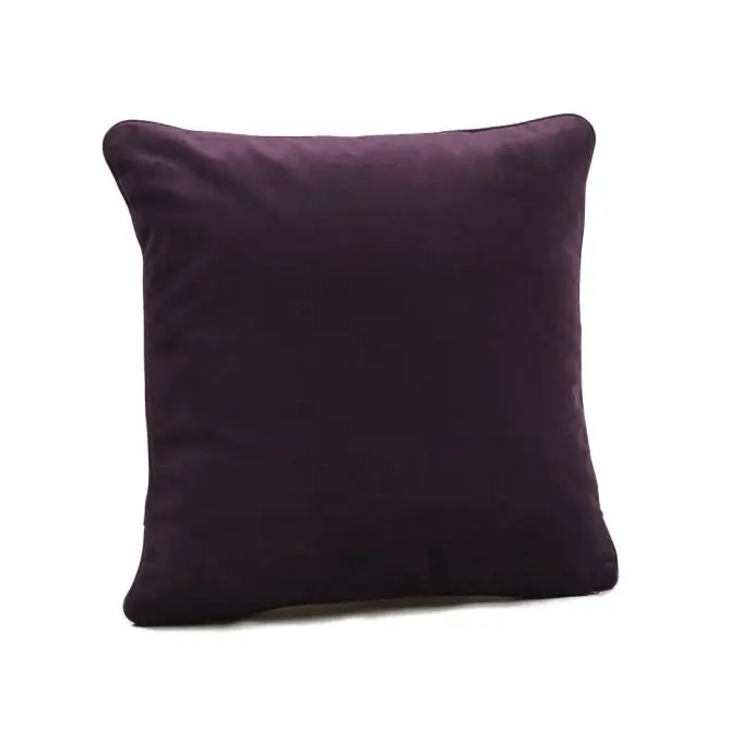 Preisknaller Samtkissen Alisa, pflaumenblau