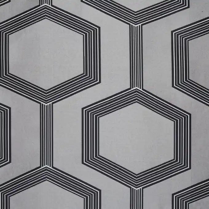 Hochwertig Jacquardstoff Sechsecker