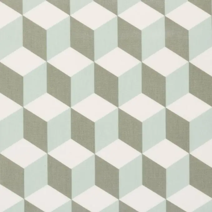 Preisreduziert Beschichteter Baumwollstoff Glanz Würfel, 137cm Breite