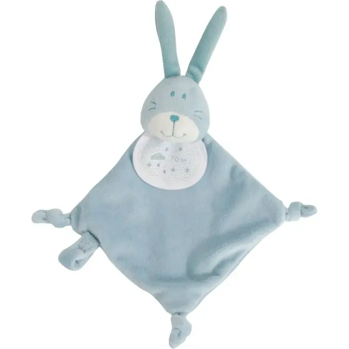 Sticktier-Kuschelhase 28x30cm – Türkis Im Trend