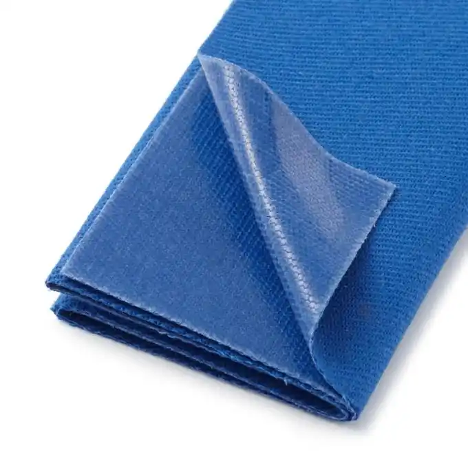 Neu Bügeleinlage aus Baumwoll-Köperstoff – Königsblau