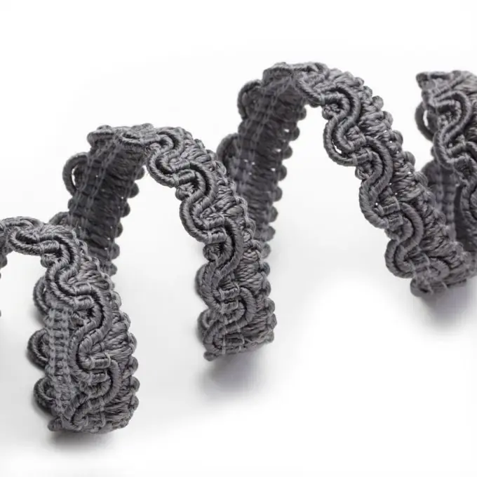 Posamentenborte, glänzend grau, 11 mm Top-Seller