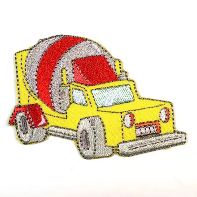 Super-Preis Thermoklebendes Betonmischer-Bild, gelb