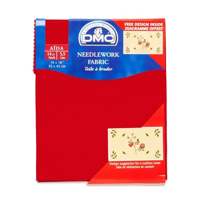 Aida Canvas 5.5pts/cm 35x45cm – Rot Meistverkauft