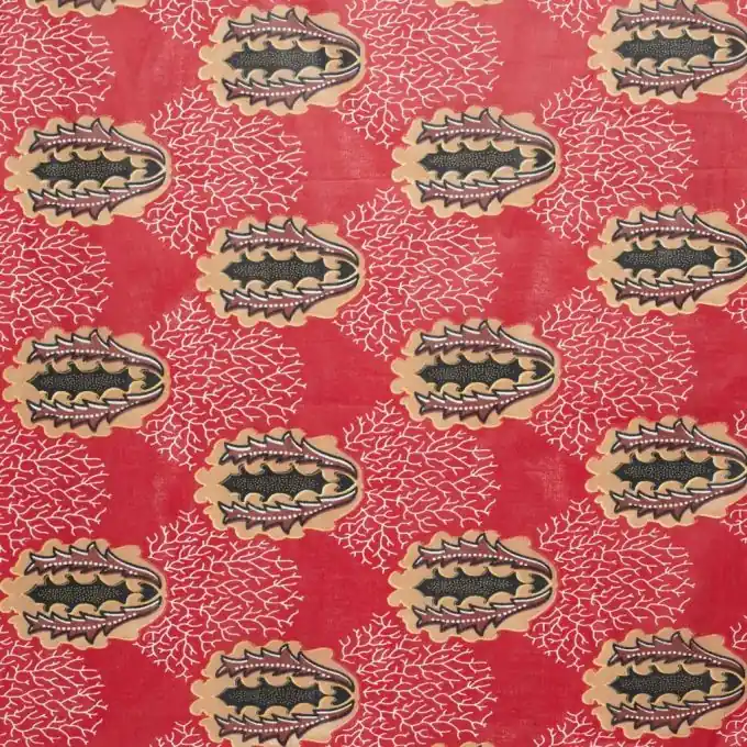 Afrikanischer Wax rot Original