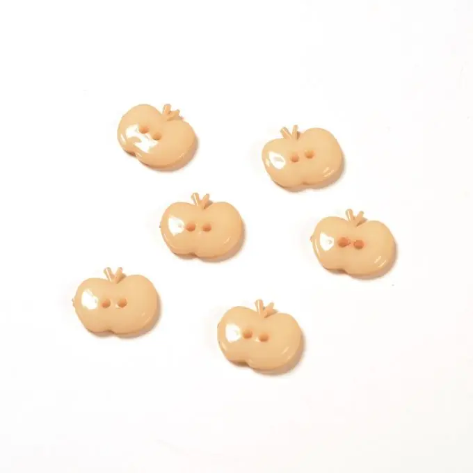 Nur Für Kurze Zeit Knöpfe Apfel beige