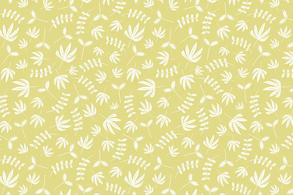 Preisreduziert Hand Stitched by Karen Lewis Leafs green