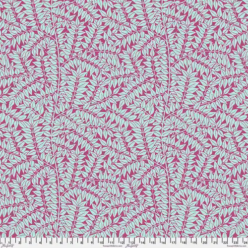 Kaffe Fassett X Morris & Co. Cotton Lawn Branches magenta Expressversand