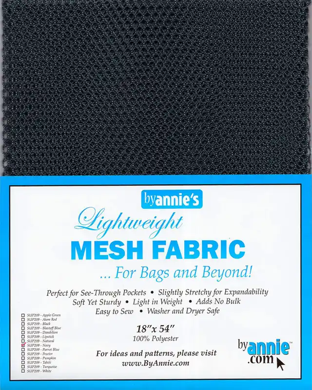 by annie’s Mesh Fabric lightweight navy Heißes Angebot