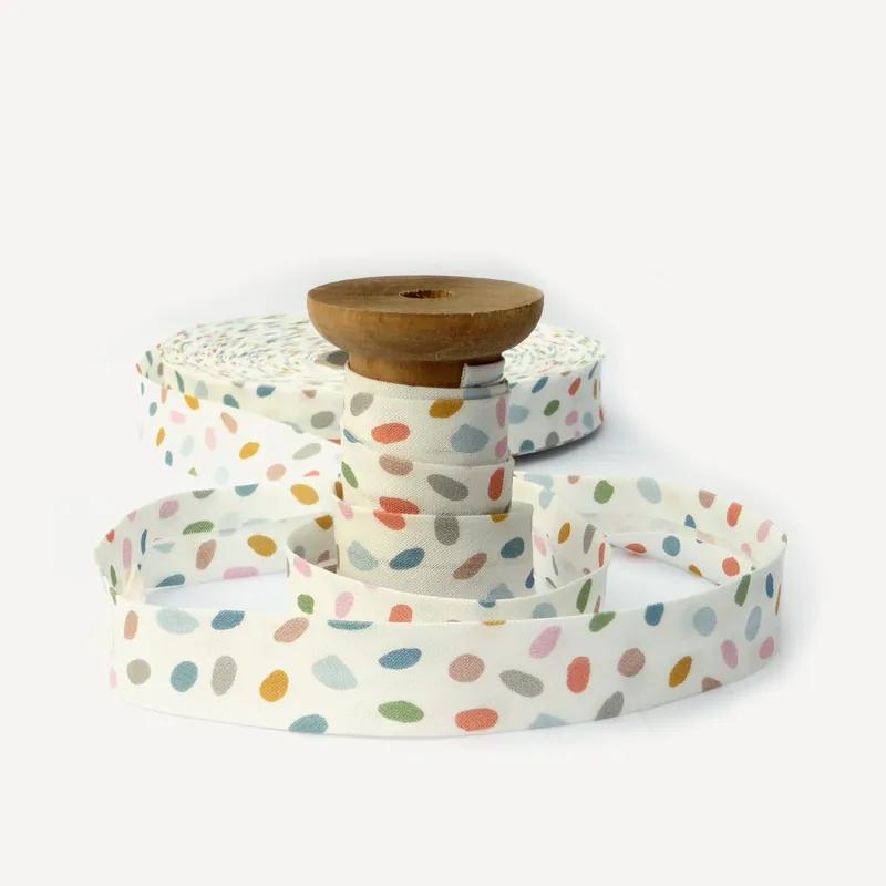 Heute Kaufen Schrägband Westfalenstoffe Kleckse multi