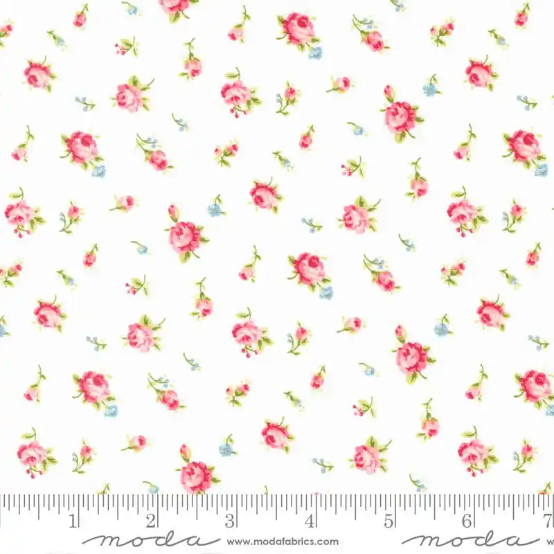 Preisreduziert Brenda Riddle Design Ellie Small Roses off white