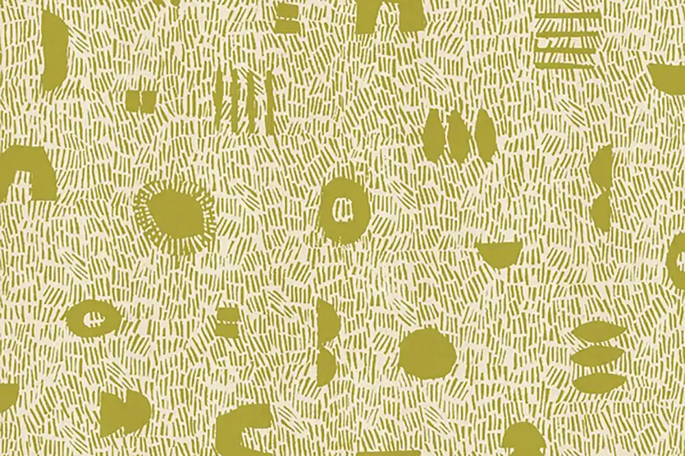 Cotton and Steel Homestead Jeanne McGee Grass Limelight Top-Seller