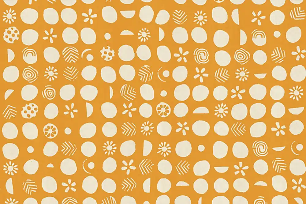 Cotton and Steel Homestead Jeanne McGee Germination Buttercup Geld-Zurück-Garantie