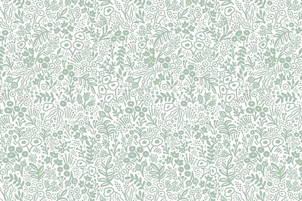 Cotton and Steel Basics – Rifle Paper Co – Tapestry Lace Sage Sichere Zahlung