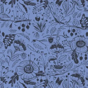 Cotton and Steel Loli's Garden Ana Sanfelippo Jacaranda Haze Versand Am Gleichen Tag