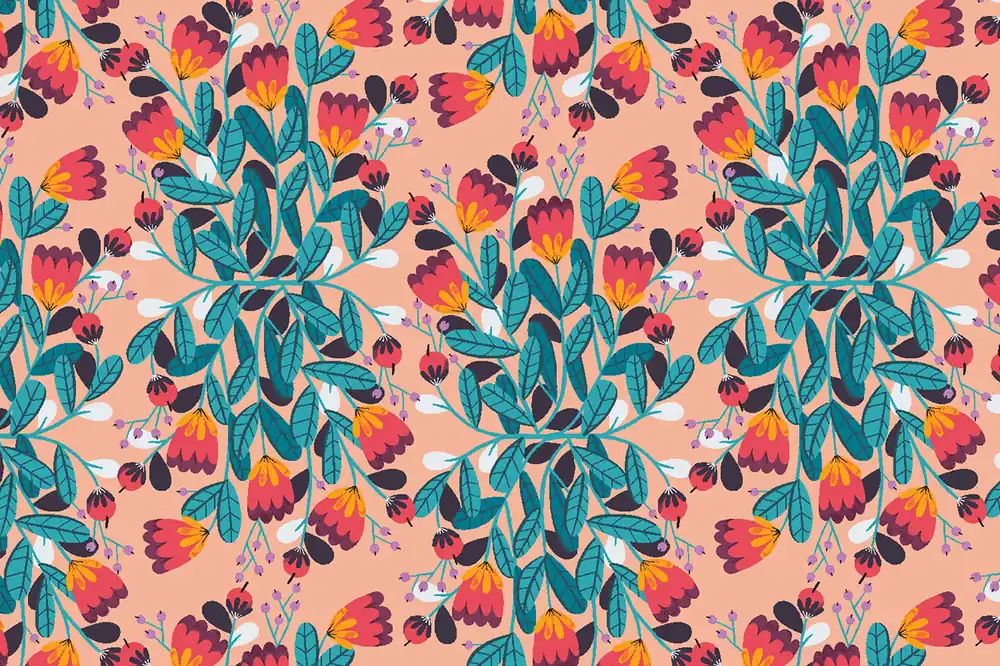 Günstig Cotton and Steel Loli’s Garden Ana Sanfelippo Magnolia Spring Bloom