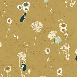 Heute Kaufen Cotton and Steel Summer Folk Lissie Teehee Painted Meadow Honey