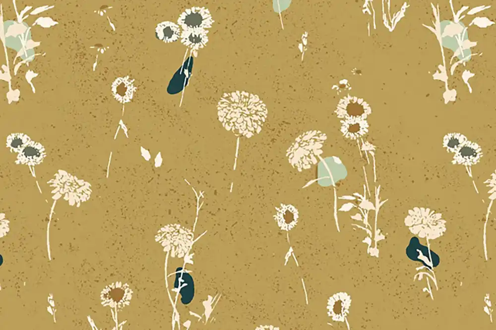 Heute Kaufen Cotton and Steel Summer Folk Lissie Teehee Painted Meadow Honey