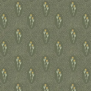 Sofort Bestellen Cotton and Steel Summer Folk Lissie Teehee Summer Folk Foliage Green